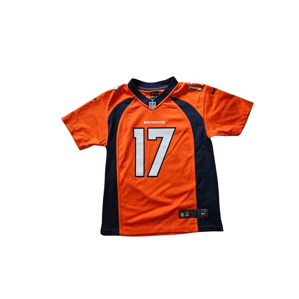 Nike NFL Denver Broncos Brock Osweiler 17 Jersey Kids Medium 10/12 Orange NWOT